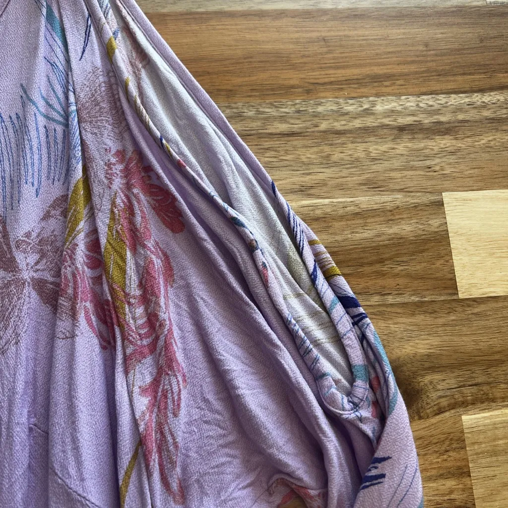 FREE‎ PEOPLE BOHO LILAC CLEAR SKIES COLD SHOULDER TUNIC DRESS - Image 16