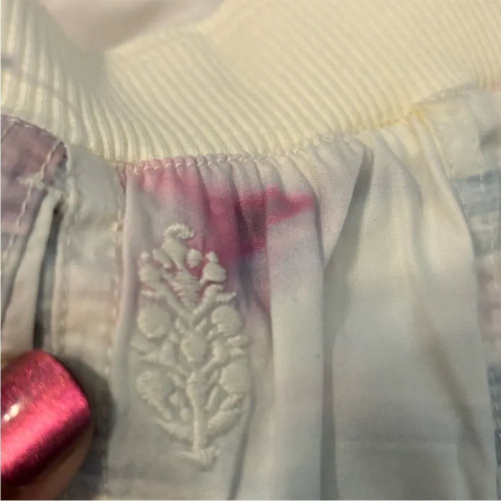 NWT Free People Mesmerize Me Printed Pants In Meadow Motion Tie Dye S $145 - Image 10