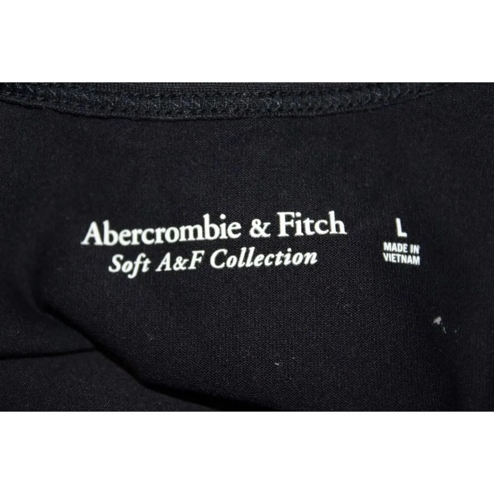Womens Abercrombie & Fitch Soft A&F Black Sleeveless Square Neck Bodysuit Size L - Image 3