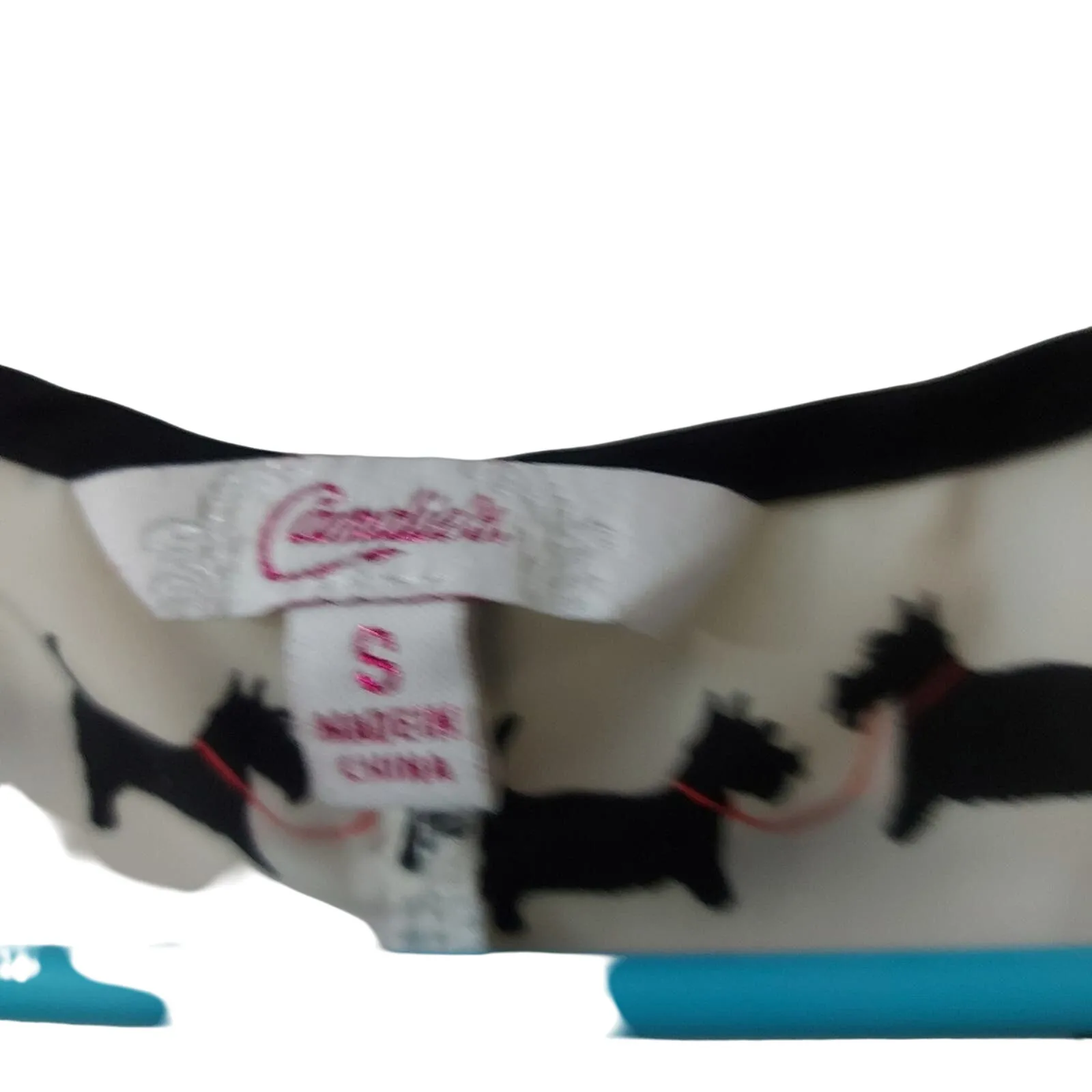 Candie's Scotty Dog Sleeveless Ruffled Racerback Tank S Classic Preppy Coquette - Image 11