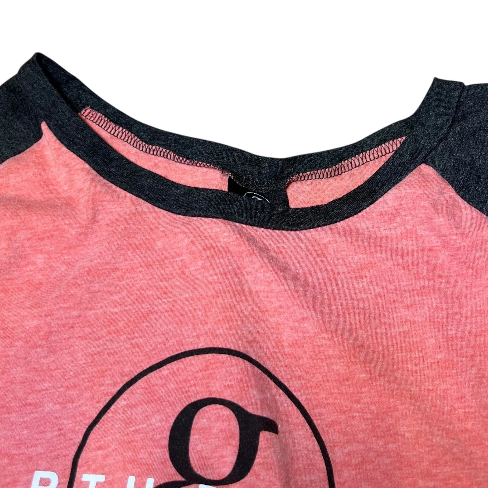 Garth Brooks World Tour Baseball Raglan Tunic Shirt Womens 2X Coral Country 7 Pink Size XXL - Image 4