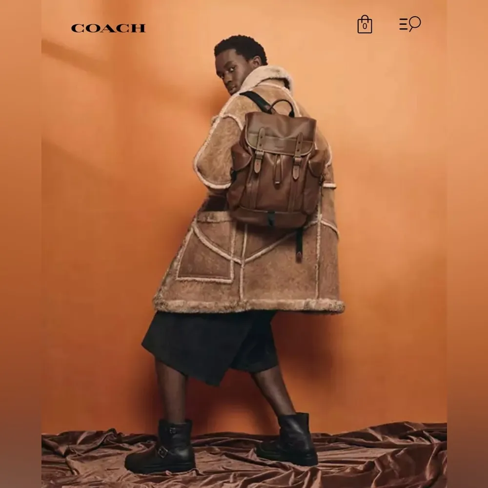 COACH Black Leather Trooper Moto Boots - Image 11