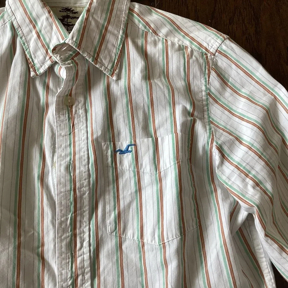 Hollister Vertical Stripes Button Down - Image 2