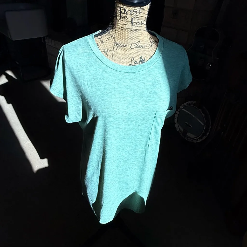 Source Unknown Mint Green Short Sleeve Top - Image 13