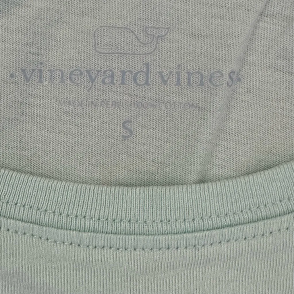 Vineyard Vines Top Womens Size Small Blue Lacrosse Long Sleeve Crew Neck Casual - Image 8