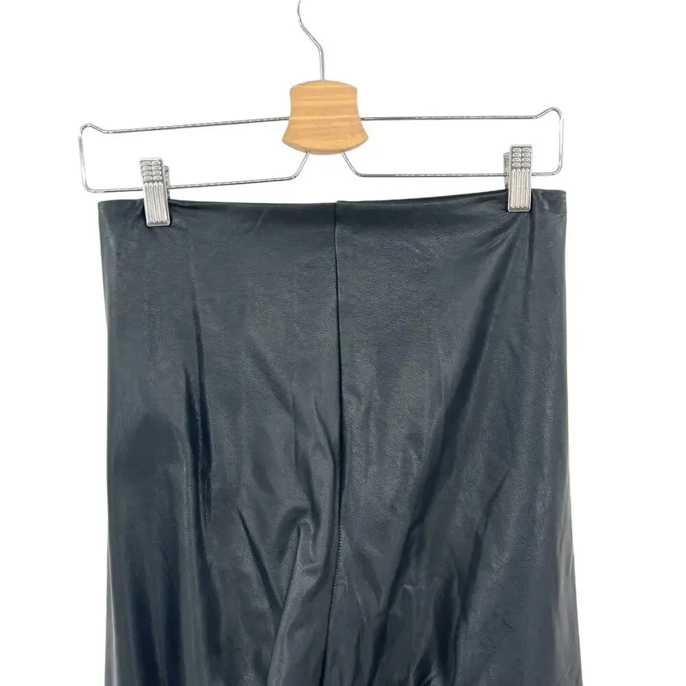 Commando Faux Leather Leggings Black Smoothing Control Size Large‎ - Image 8