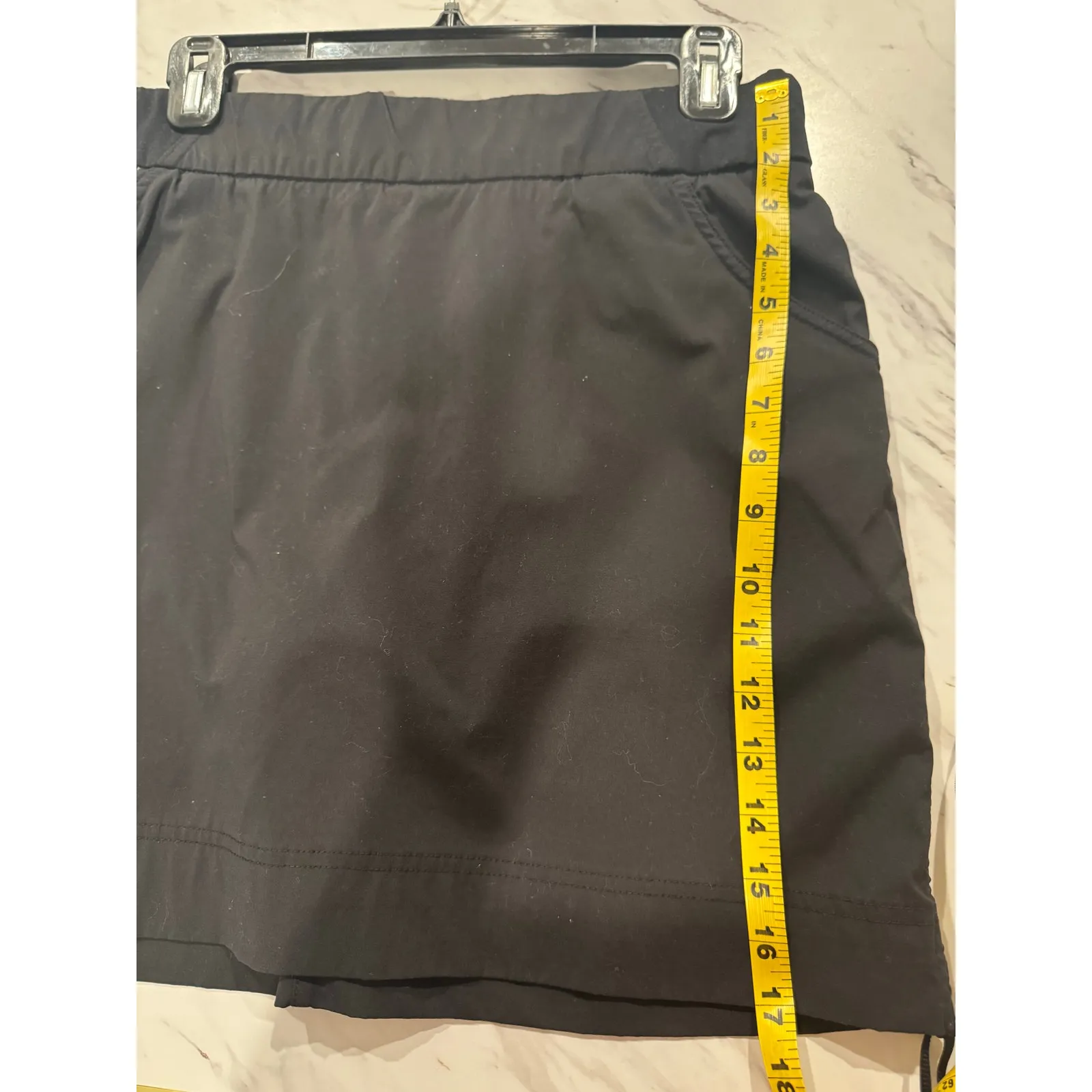 Columbia Women’s Skort Large Black  Hiking Skirt Active Outdoor Stretch Pockets - Image 5