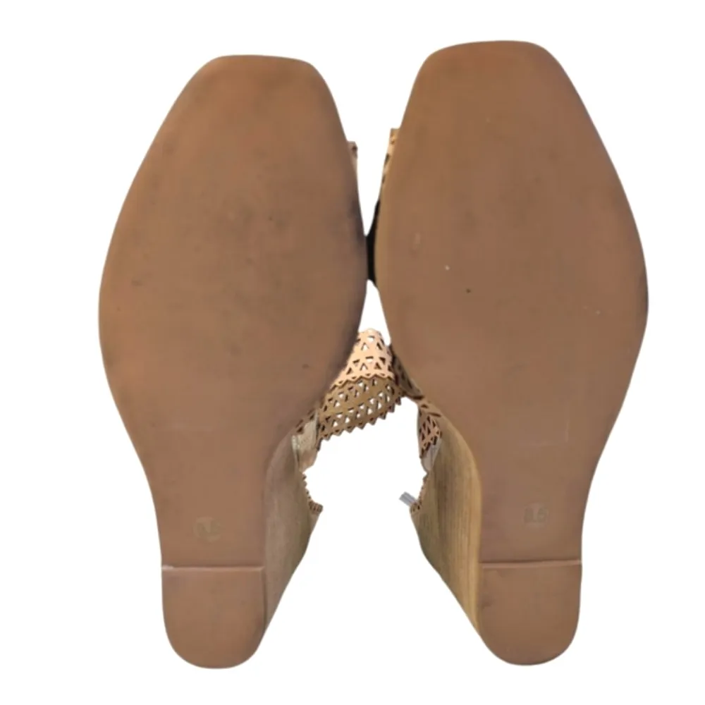 Jeffrey Campbell Besante Woven Wedge EUC $168 Size 8.5  S3601 - Image 10