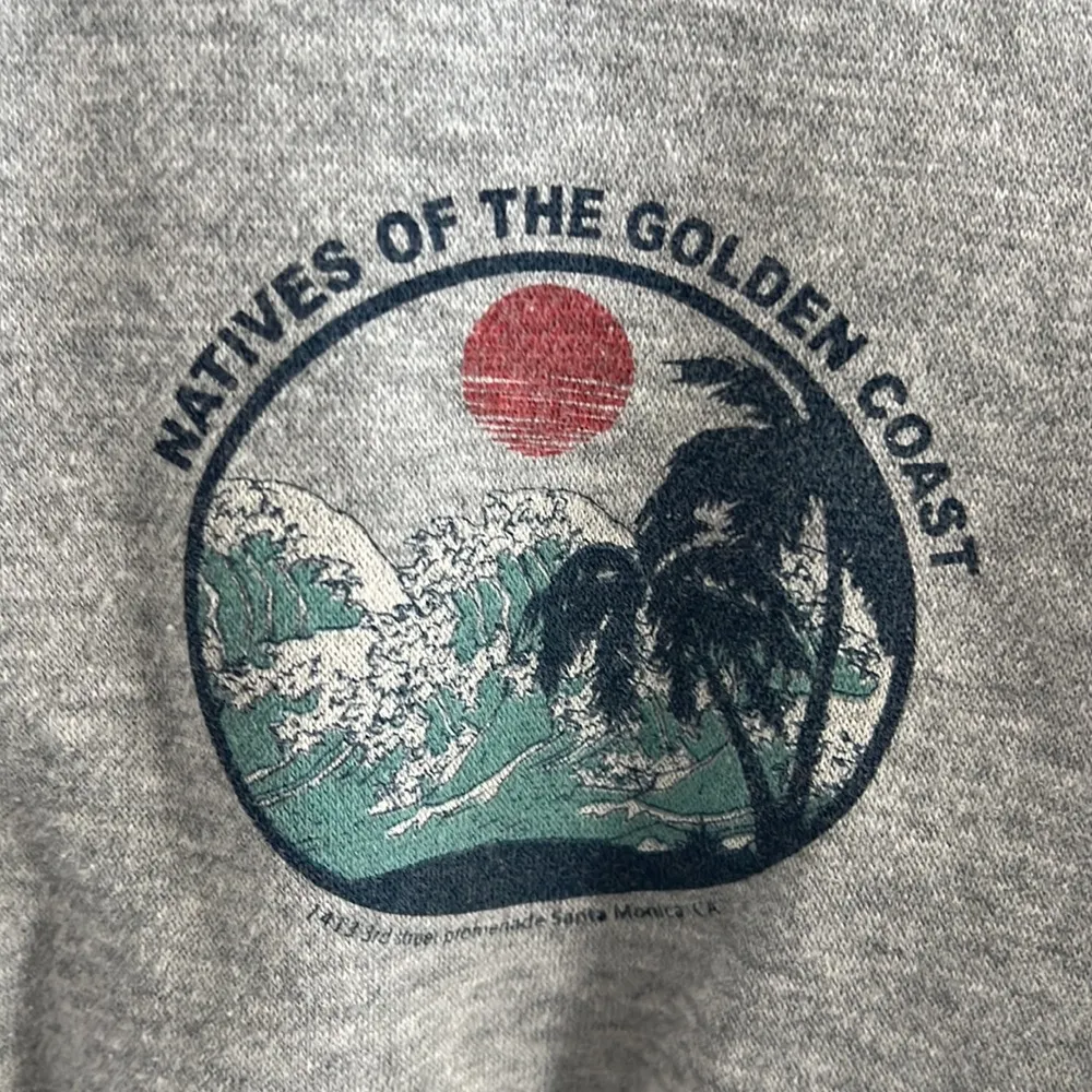 Brandy Melville John Galt Natives of the Gold Coast Graphic Cropped Sweatshirt - Image 3