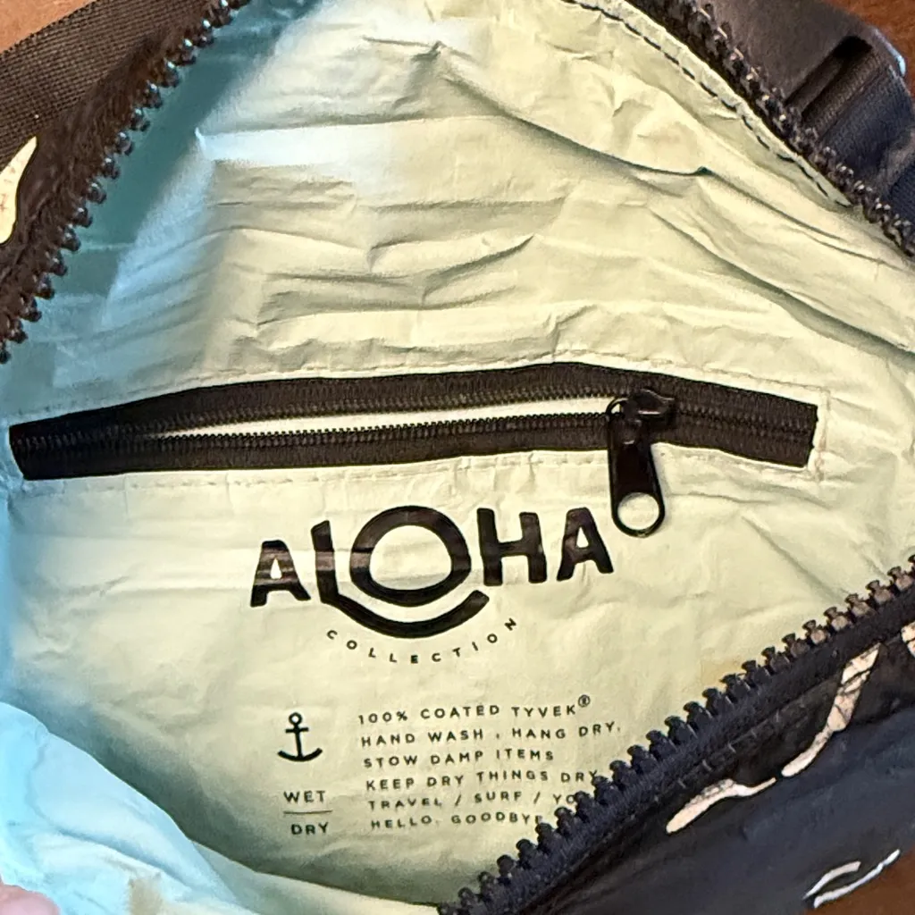 Aloha Collection Mini Hip Pack Seaside Wave Black - Image 8