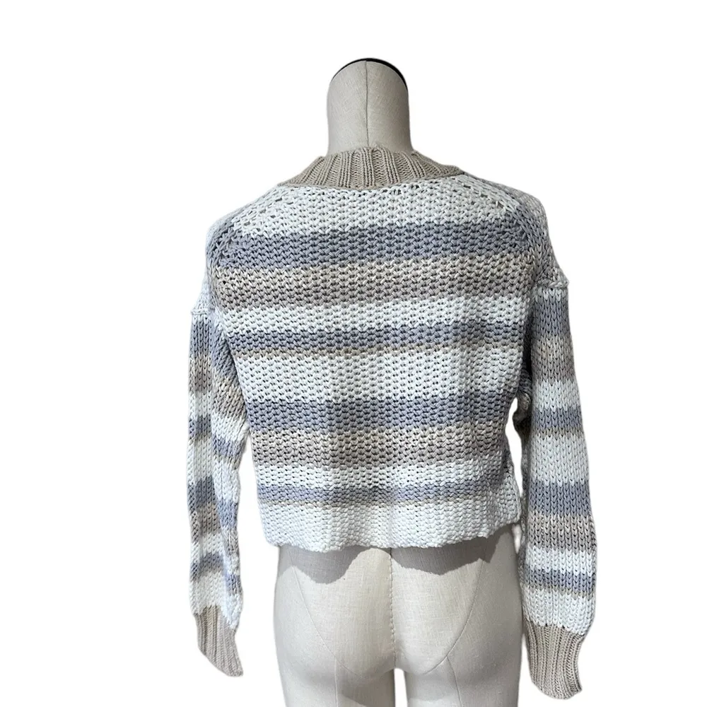 NWT Free People Devon Sweater In Gravity Combo - Image 13