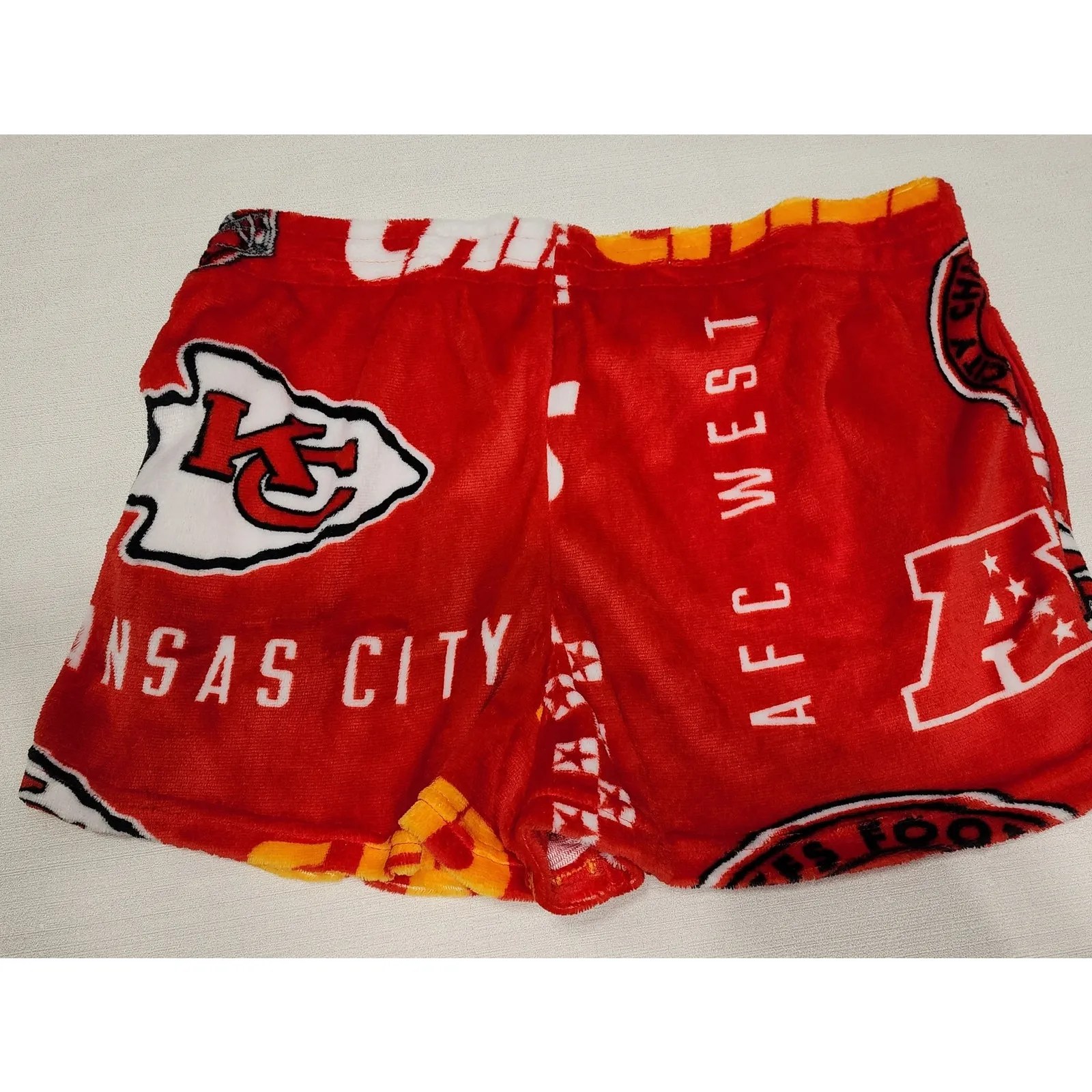 Kansas city chief fleeced pajamas shorts women's XL NWT - Image 6