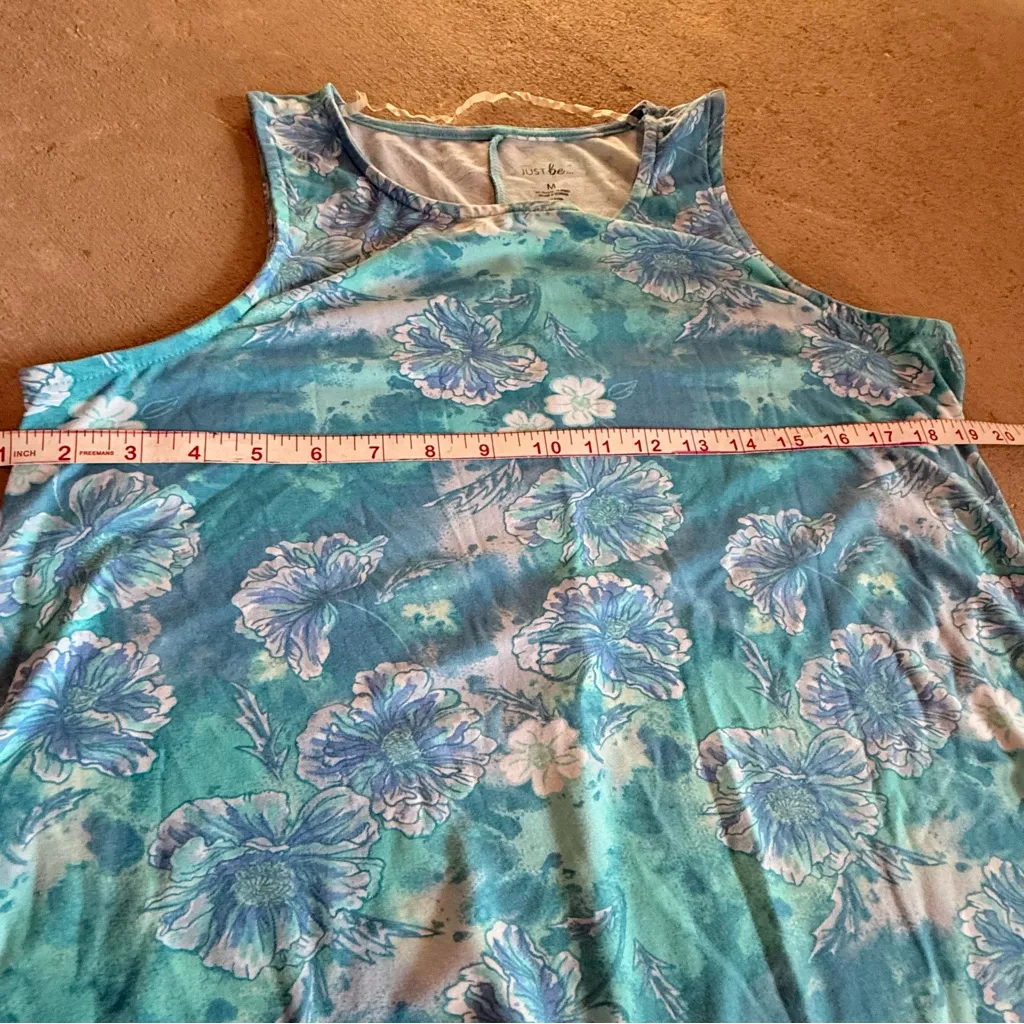 Just Be Blue Floral Mini Dress - Image 12