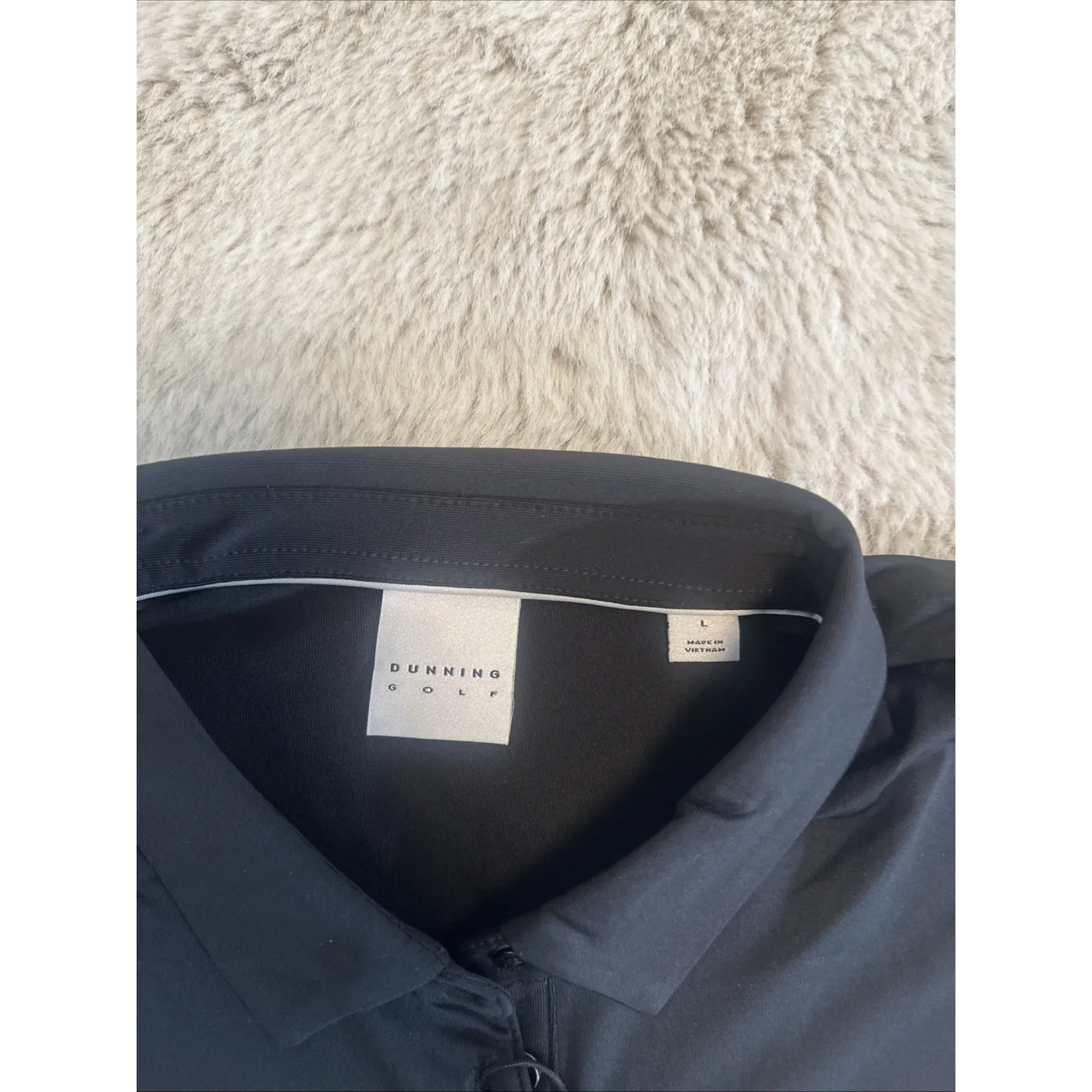 NWT WOMEN'S DUNNING GOLF POLO, SIZE: L Black‎ Black Size L - Image 4
