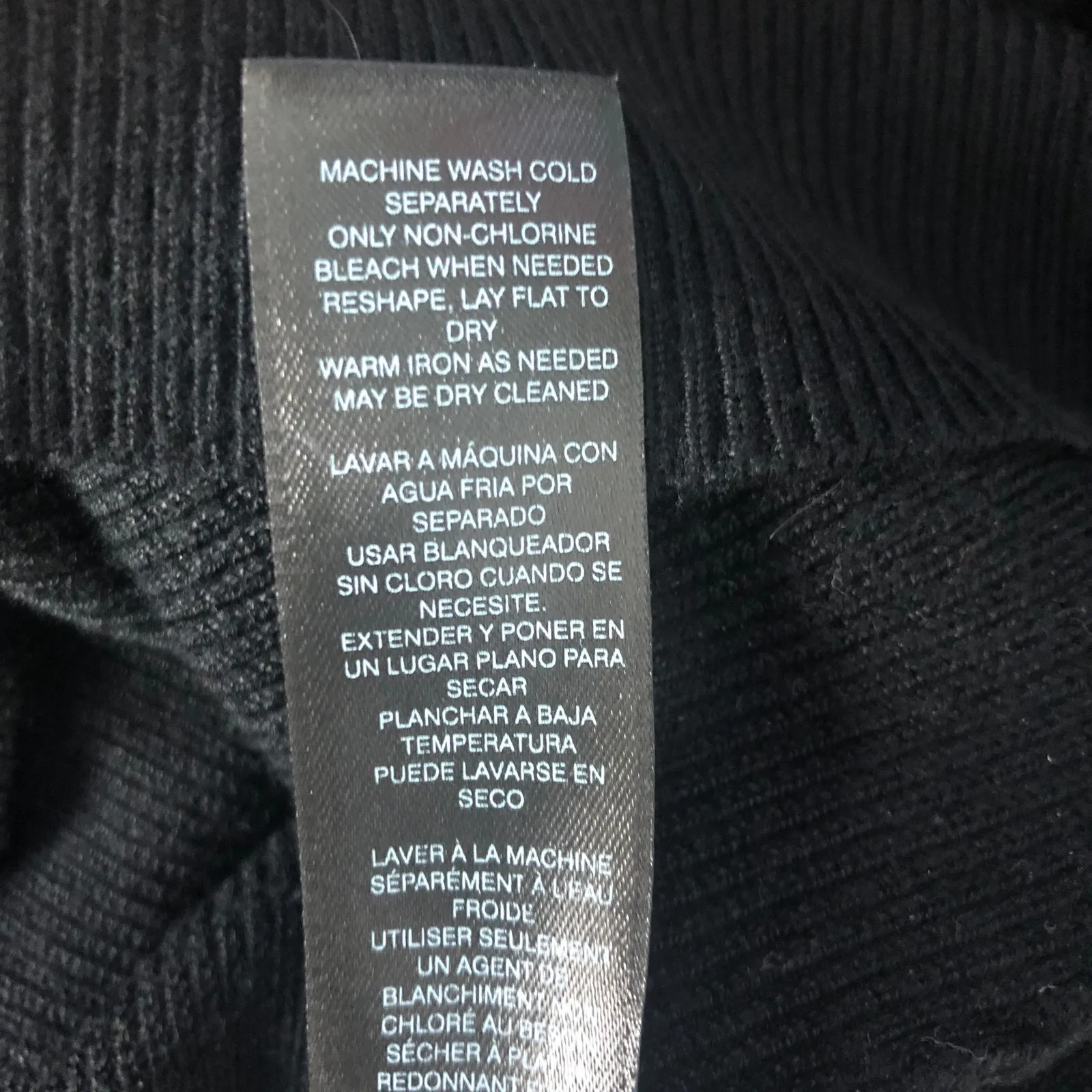 White House Black Market Ruffle Sleeves Black Sweater Size XS Workwear Casual - Image 10