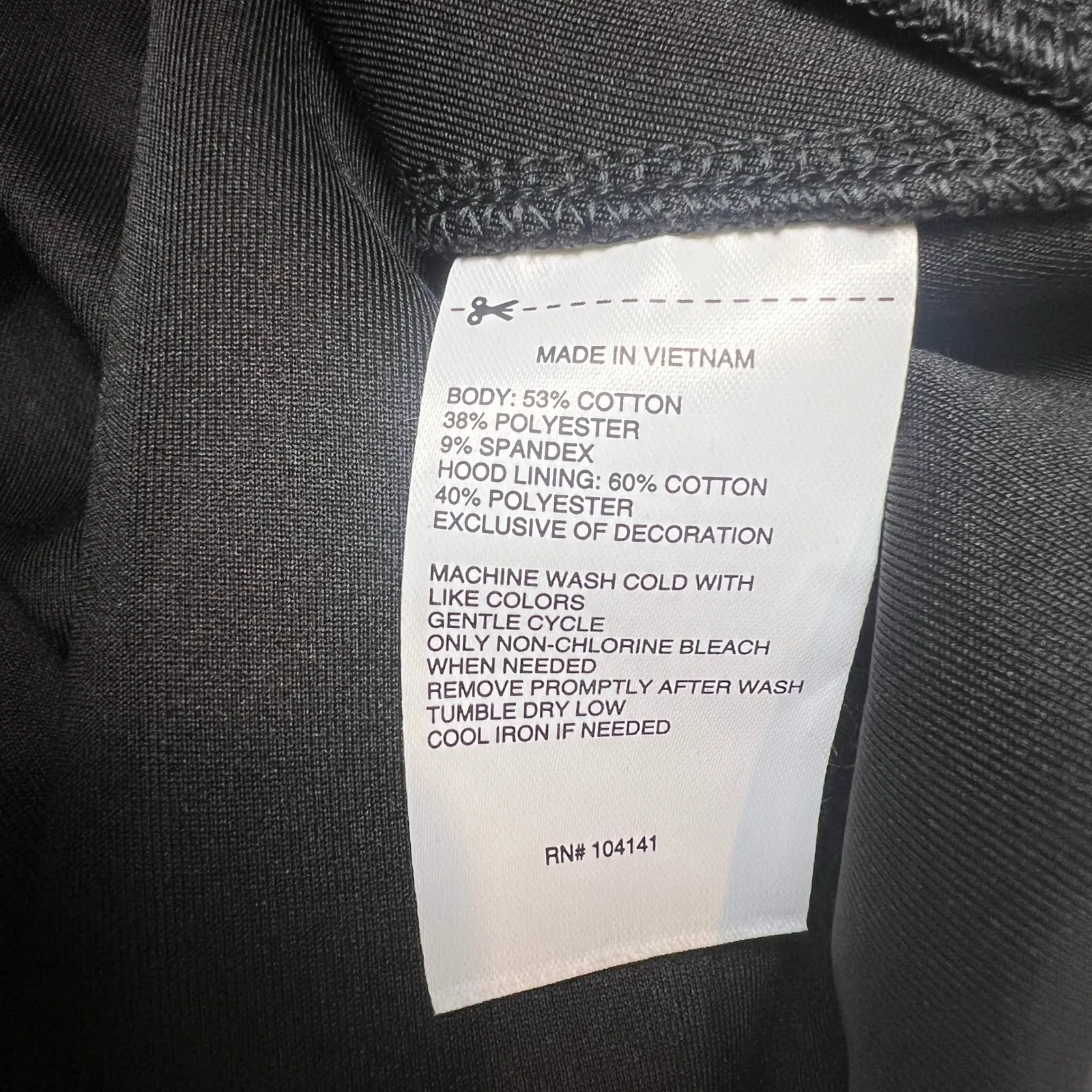 DSG Women's M Black Sport Fleece Full Zip Hoodie Cleanfit Minimalcore Size M - Image 7