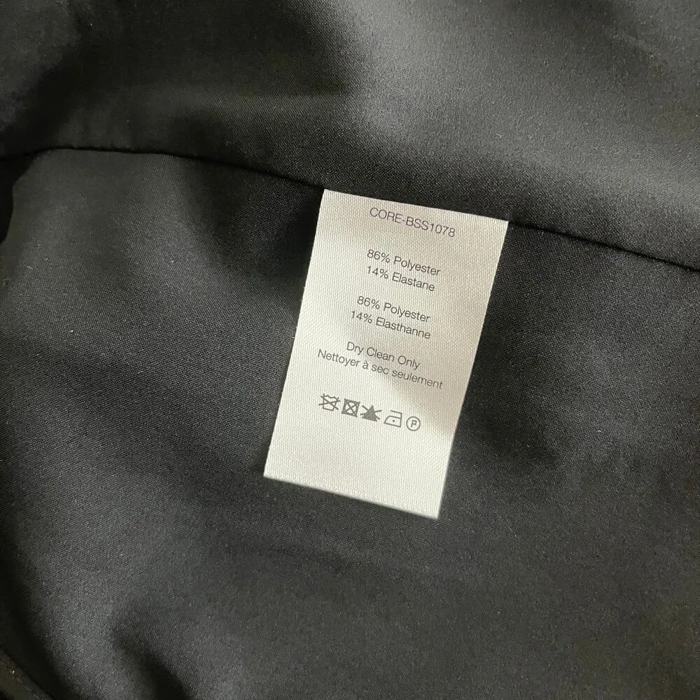 Veronica Beard Black Iconic Scuba Dickey Jacket Blazer Bi-Stretch Womens Size 00 - Image 8