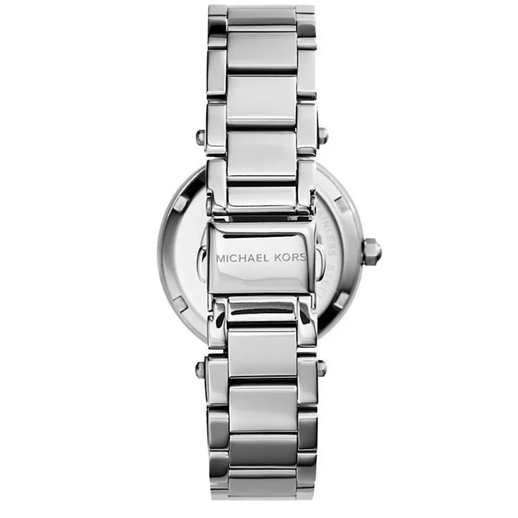 Michael Kors Mk5615 Ladies Silver Stainless Steel  Watch with Crystals - Image 2