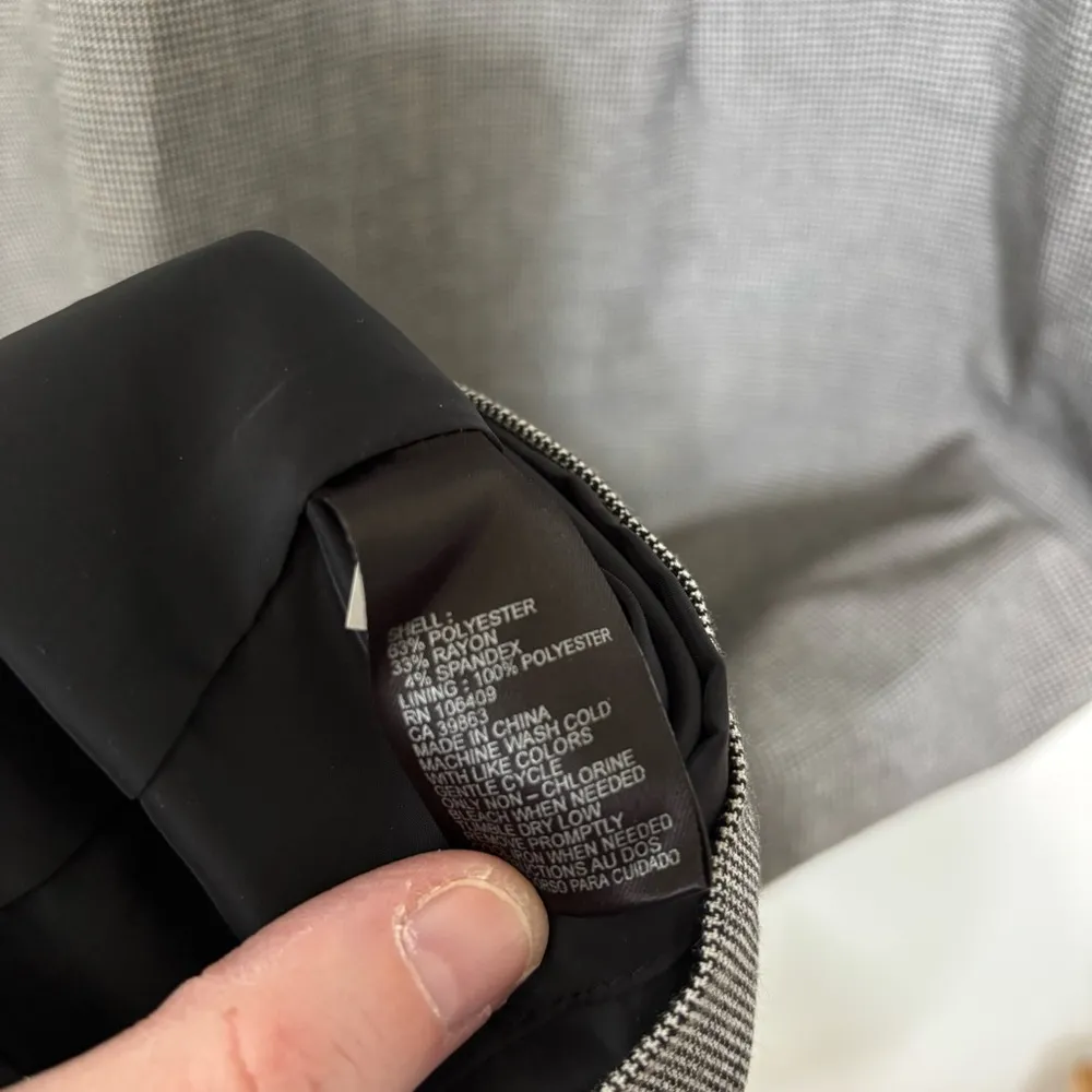 Tahari Aurther Levine Houndstooth Print Sheath Dress Office Business Size 14 - Image 5