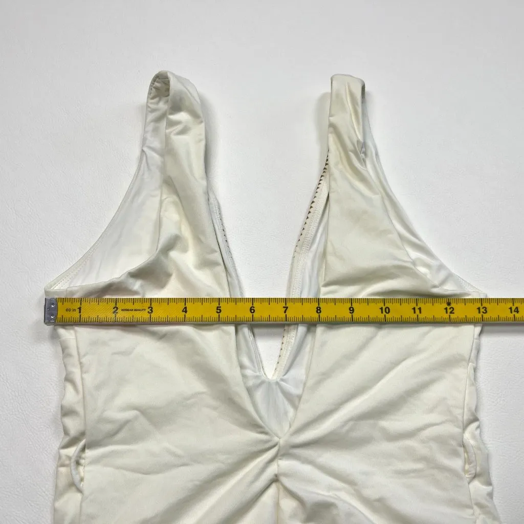 NWOT Zimmermann TEDDY PLUNGE 1PC in IVORY PAISLEY Swimsuit Size 2 - Image 13