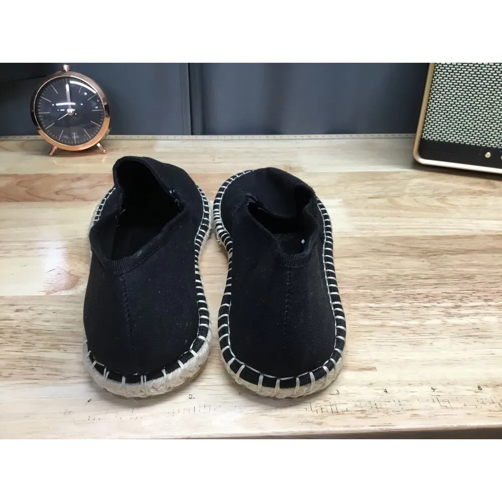 BP. Espadrille Flats Women's Size US 8.5M Black Round Toe Slip - Image 3