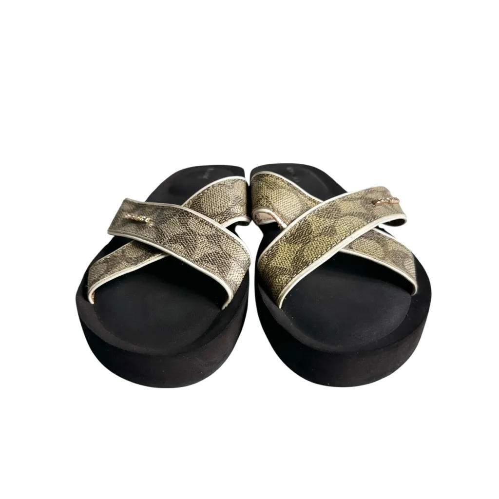 🔃Coach Signature Flip Flop Sandal Flat - Image 4