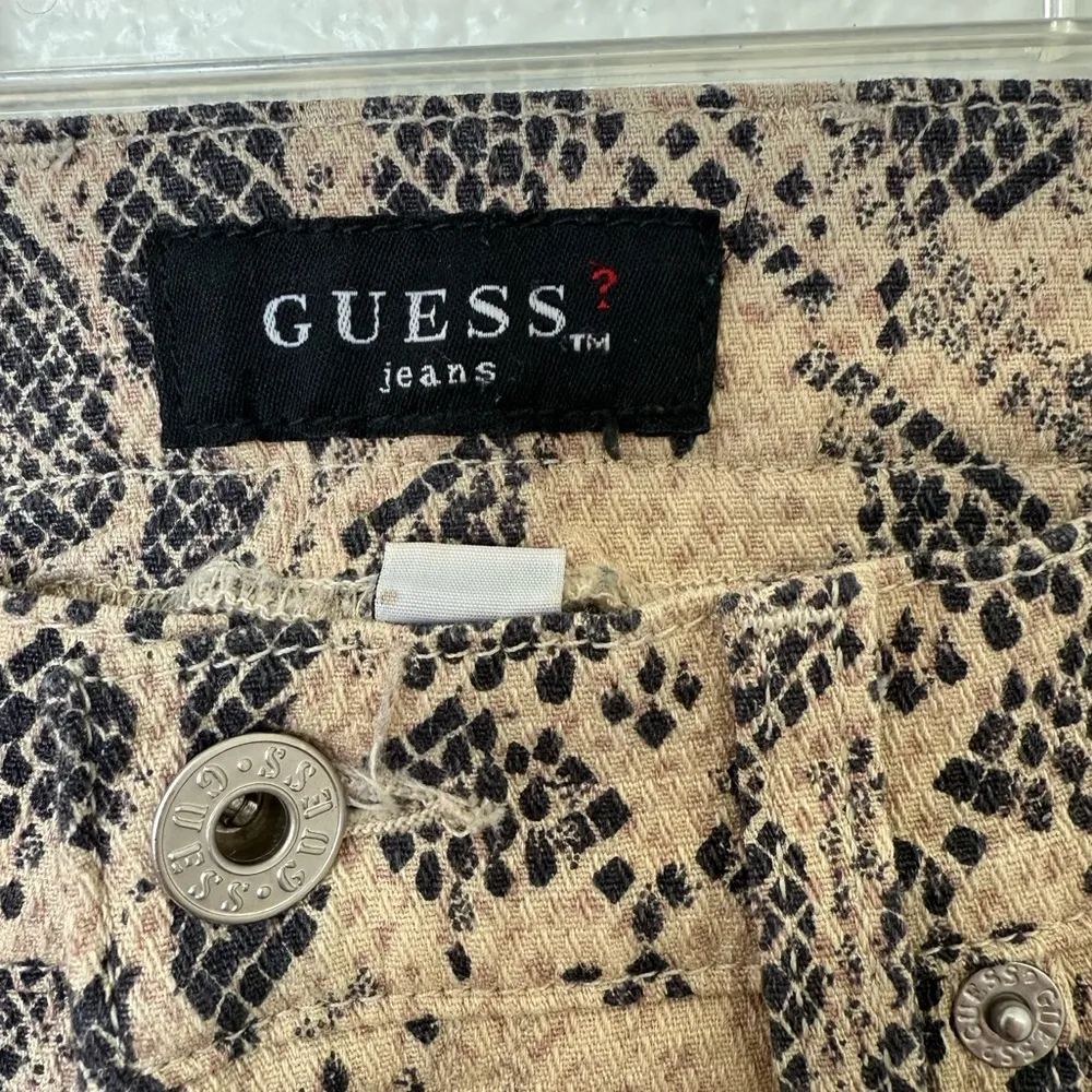 Vintage Guess Snake Print Jeans Size 27 - Image 2