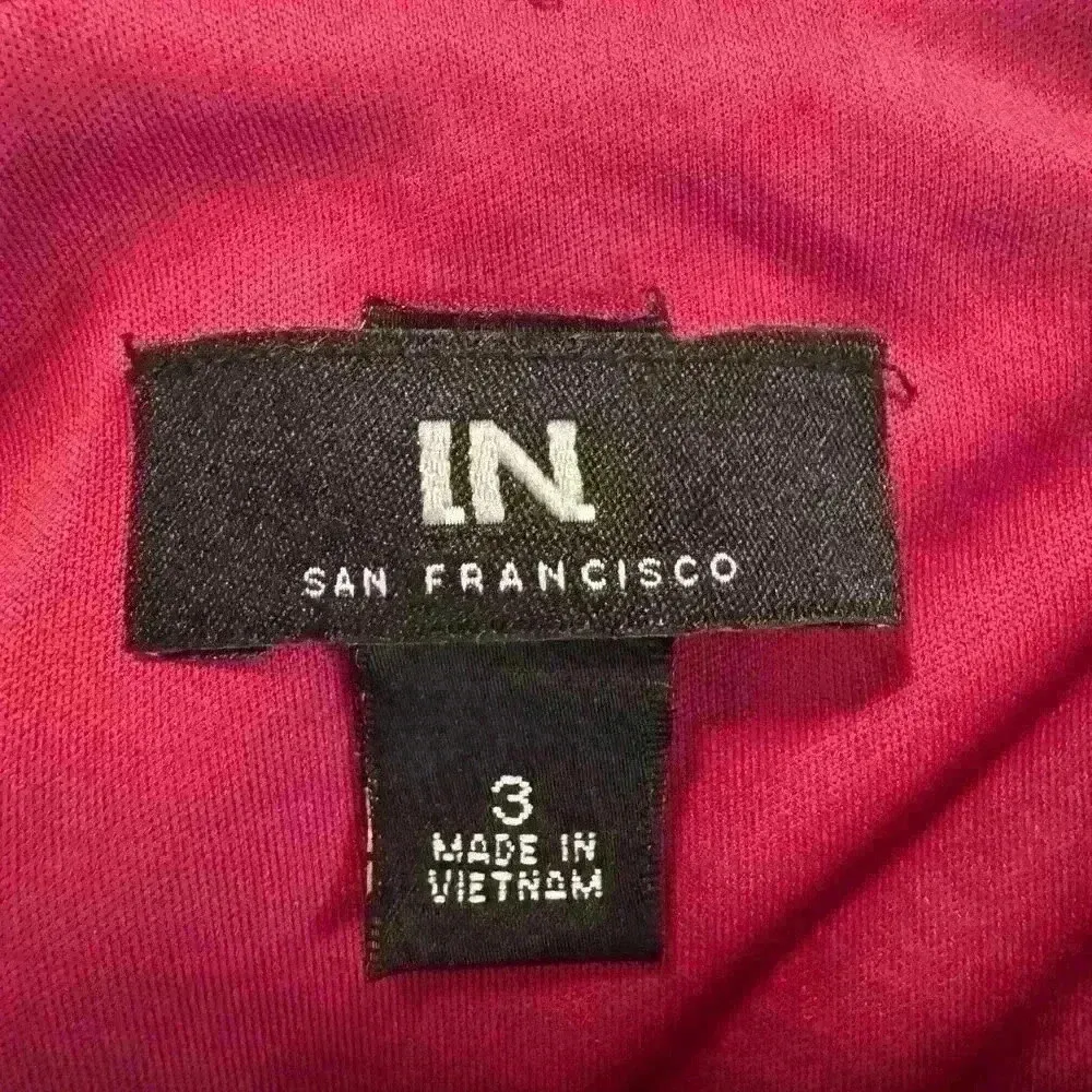 Juniors  Burgundy I.N. San Francisco Dress - Image 3