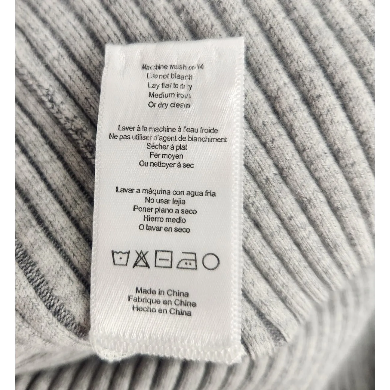 Lunya Cozy Cotton Silk Ribbed Bike Short Gray Size XS NWOT - Image 8