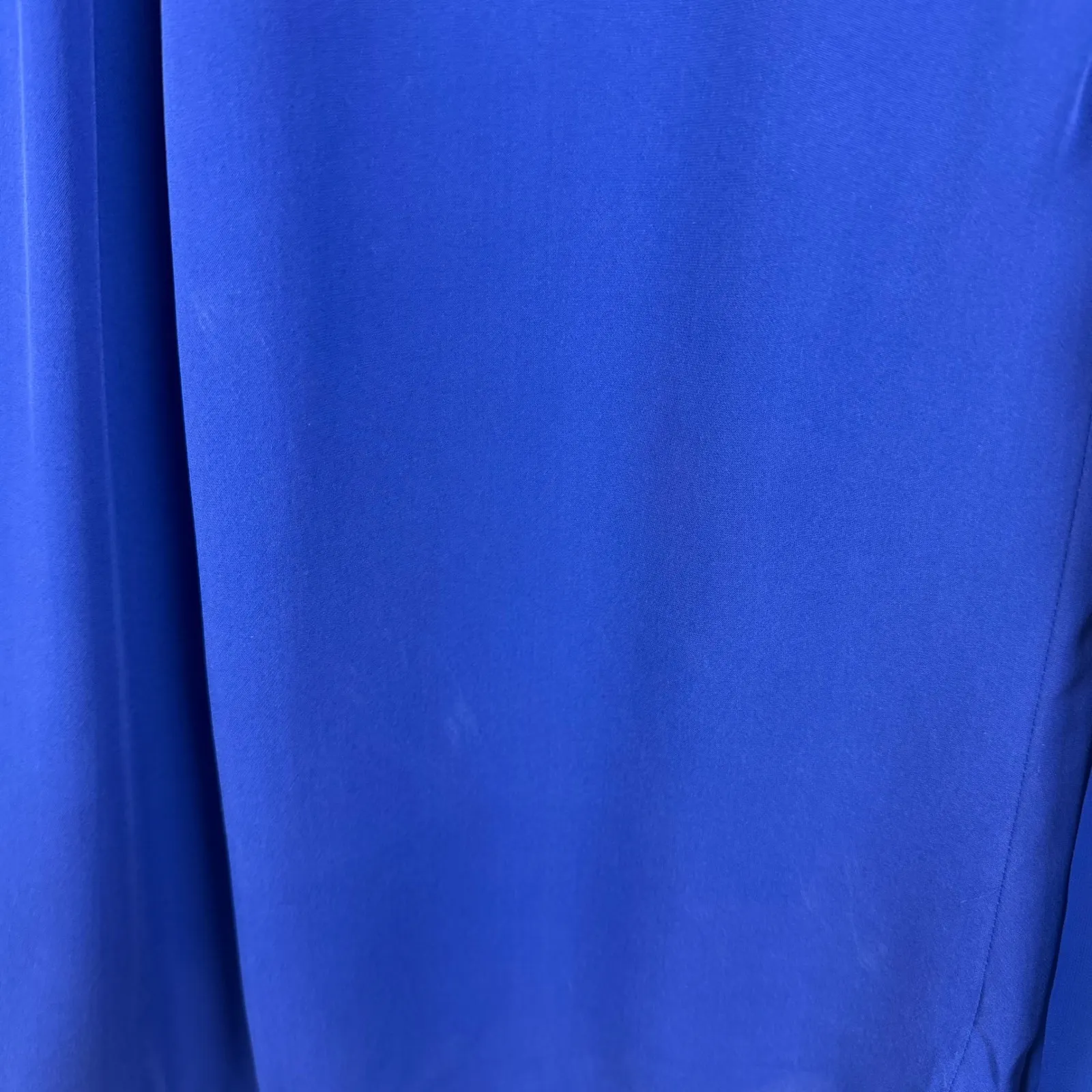 Elie Tahari Royal Blue Silk Blouse Small Chic Designer Office Career Lightweight - Image 9