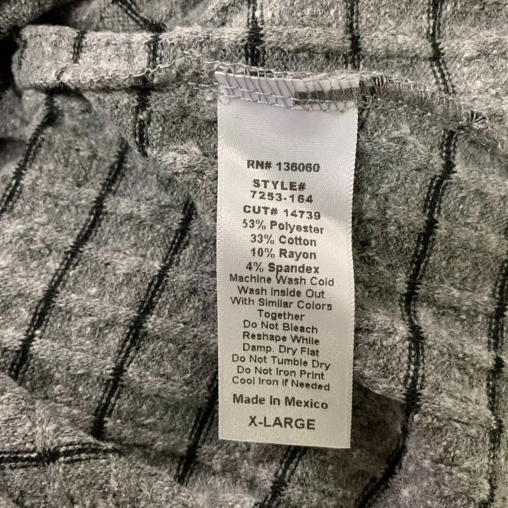 PROJECT SOCIAL T PST Womens Striped Kimora Sweetheart Knit Top Blouse - Image 5