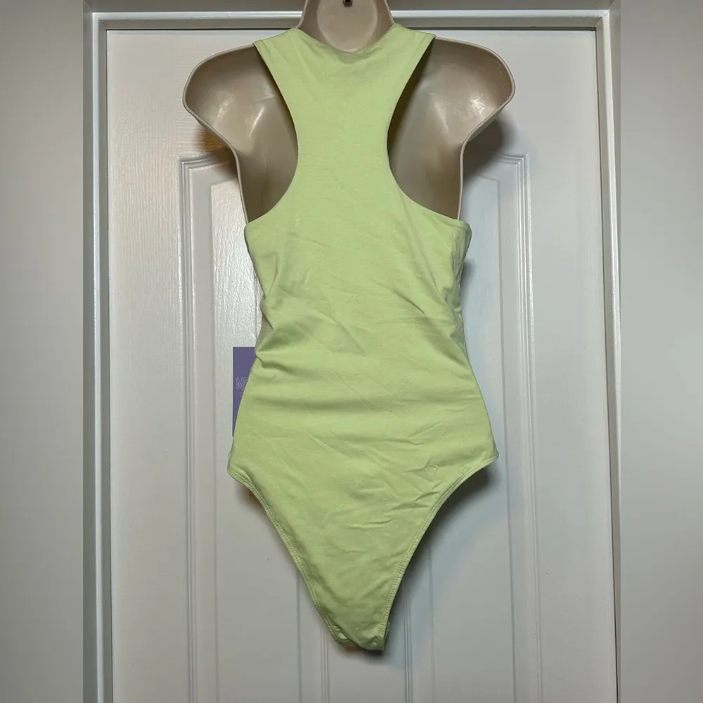 NWT Forever 21 Green Mermaid Glitter Seashell Tank Top Stretch Cute Bodysuit - Image 7