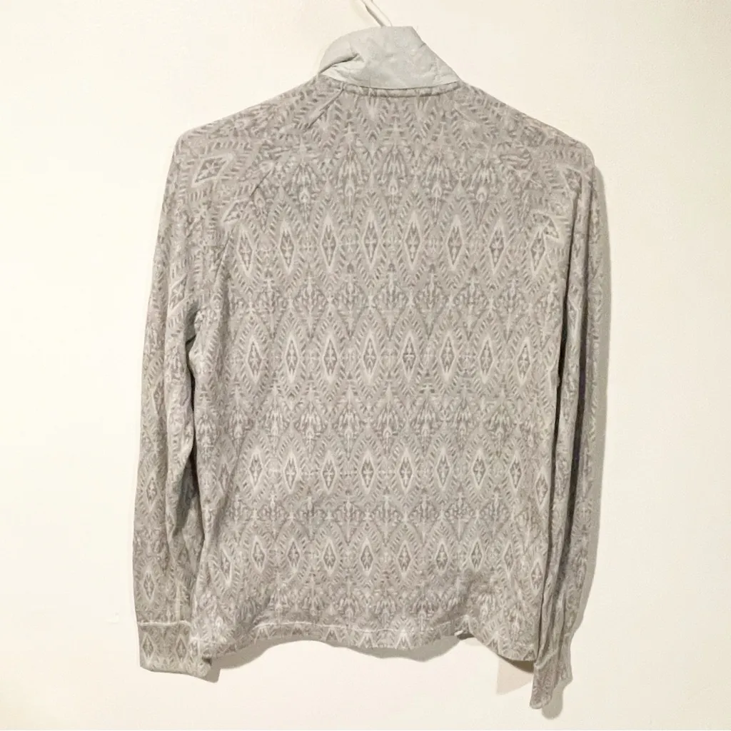 SMARTWOOL‎ Large Smartloft 60 Jacket Light Gray Mountain Fairisle Coat Quilted - Image 6