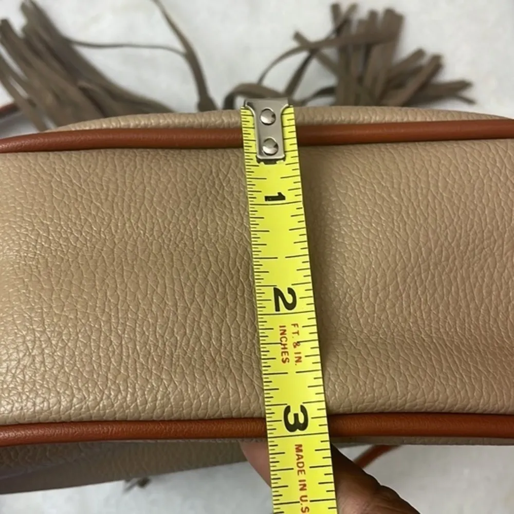 Colorina Crossbody Bag Hobo Shoulder Handbag Retro Bohemian Satchel Purse Tassel Brown - Image 12