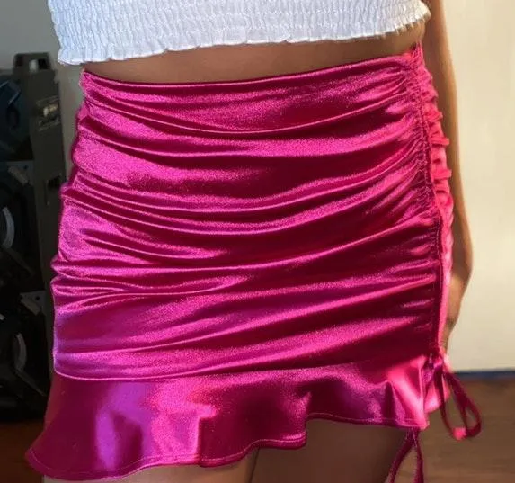 Forever 21 Pink Satin Skirt - Image 2