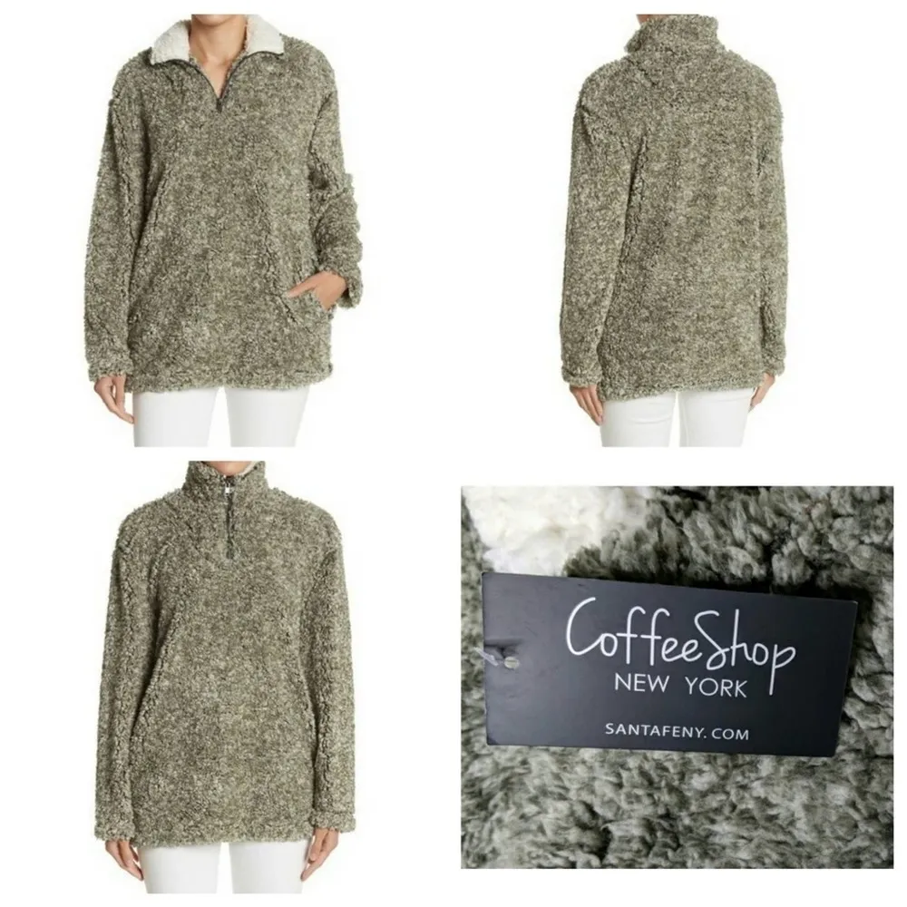 Coffee Shop Faux Fur Pullover - Size XL - NWT - Image 2