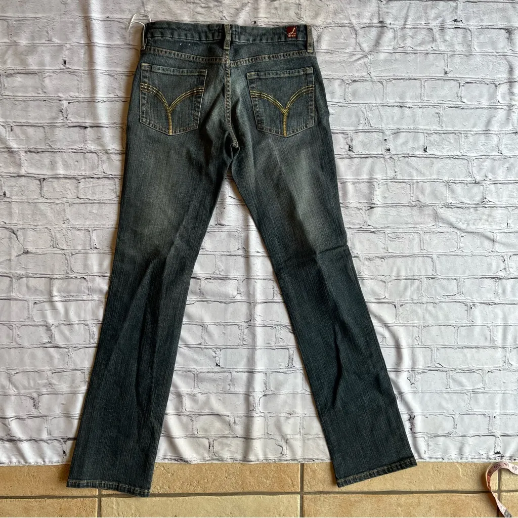 Vintage Y2K Jeans Women's Sz 27 Low Rise Faded Dead Stock Hippie Festival NWT - Image 13