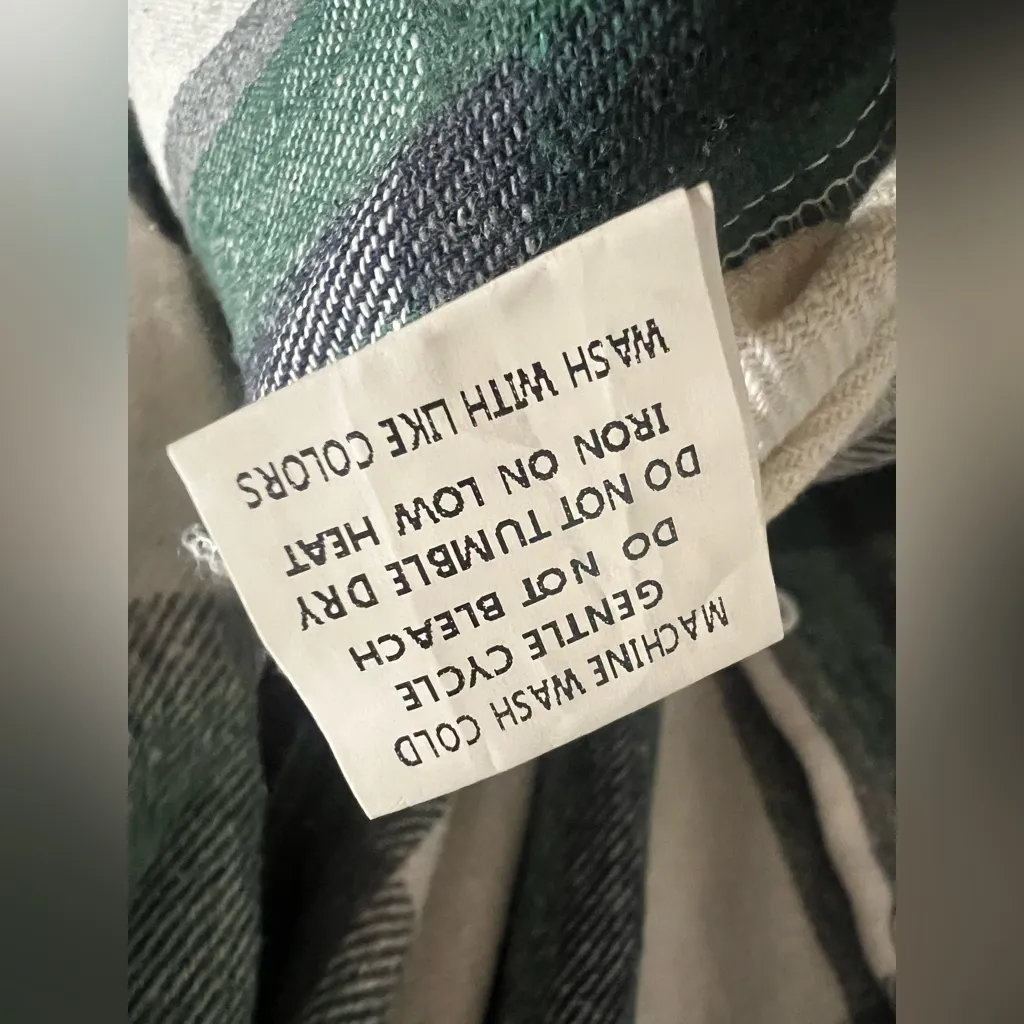 Women Winter Long Sleeve Coat Dress Plaid Pattern Dress Checked Tunic Jackets Green Size 16 - Image 7