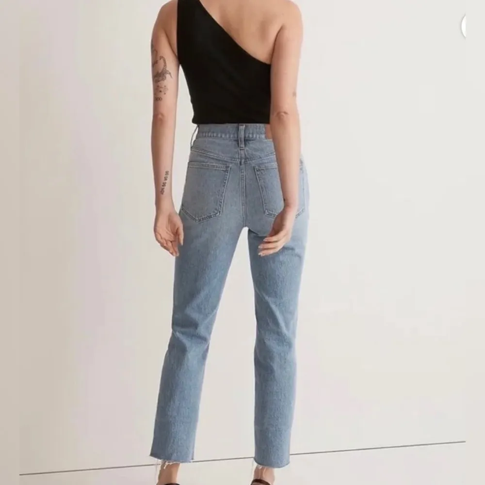 NWT, Madewell High Rise Ankle Perfect Vintage Jeans with Rips and Raw He… - Image 2
