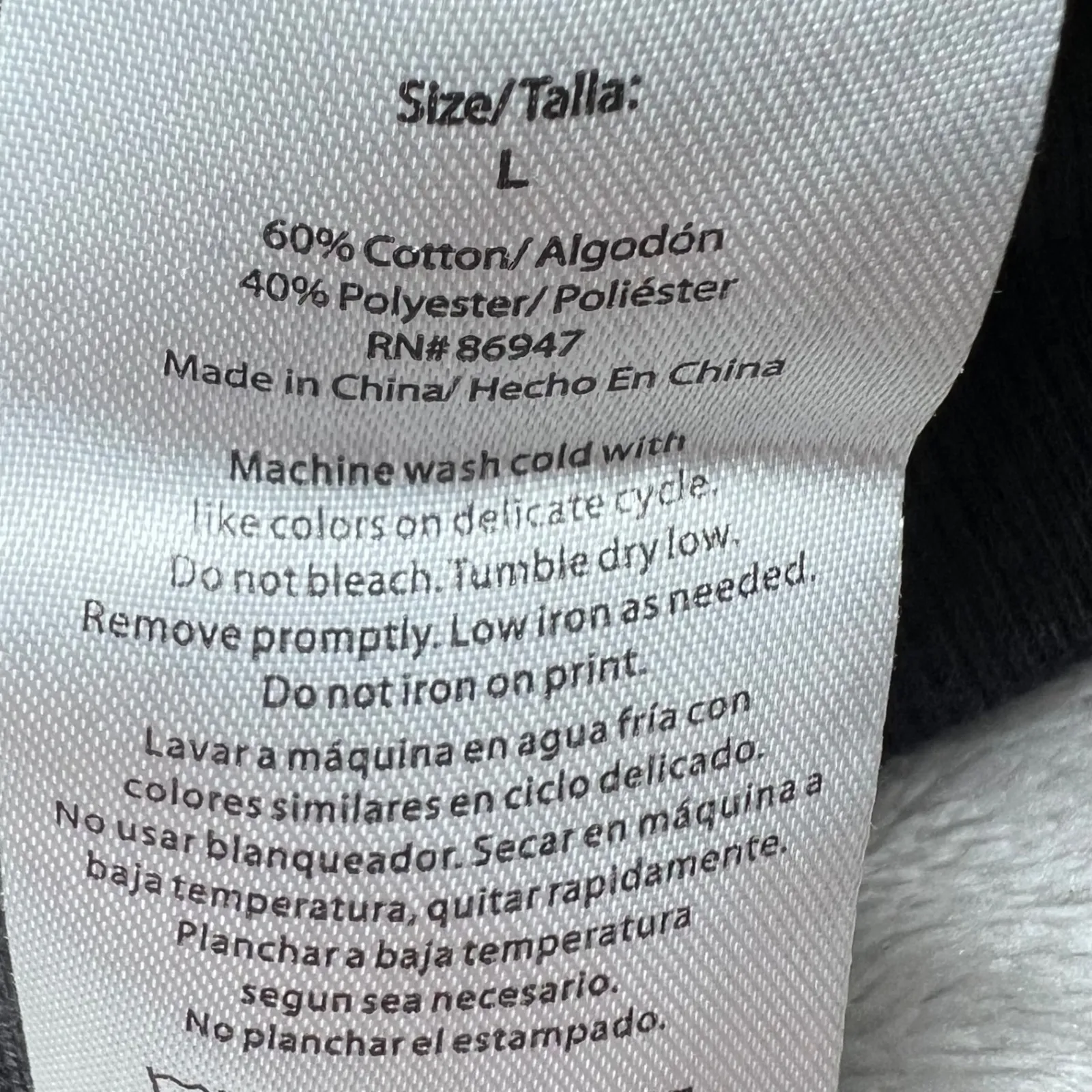 Peanuts Pumpkin Snoopy Graphic Sweatshirt Womens Large Black Halloween Fall Cozy - Image 6