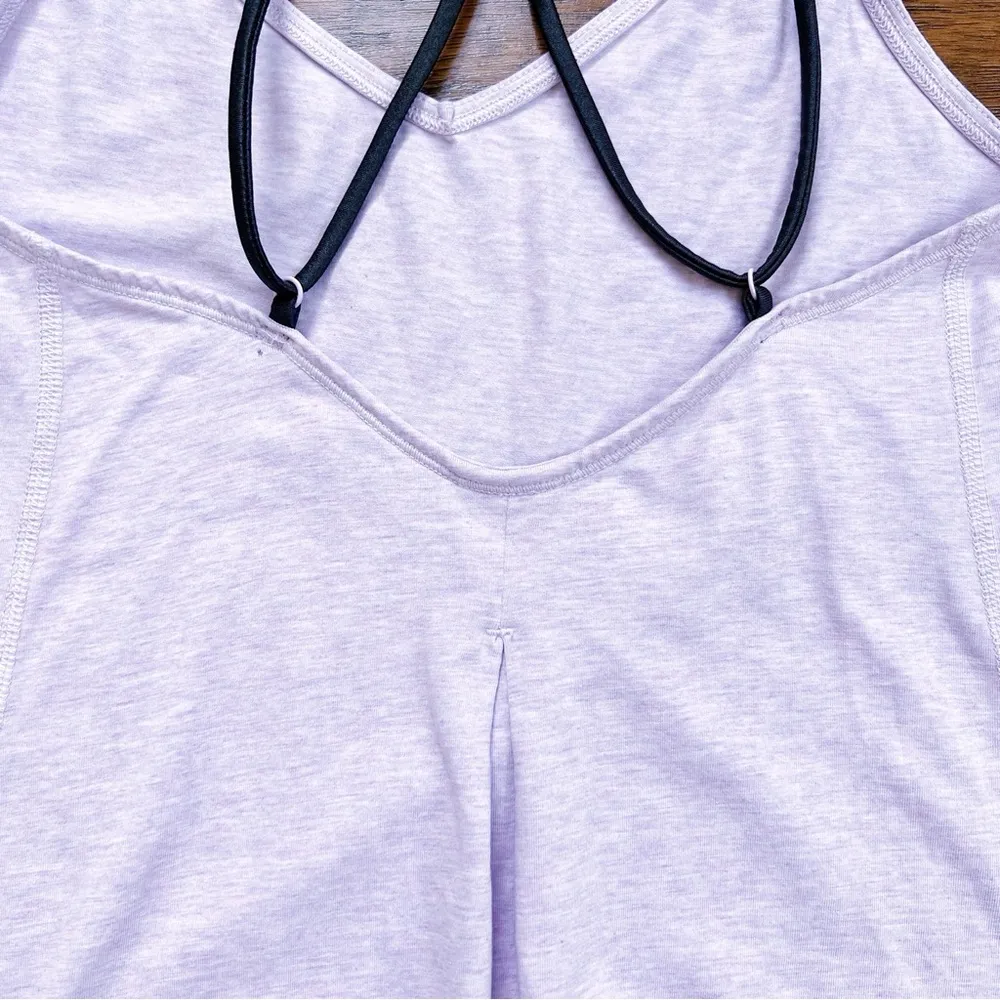Lululemon • Breezy Tank top strappy cross back Heathered Pretty Purple lavender - Image 8