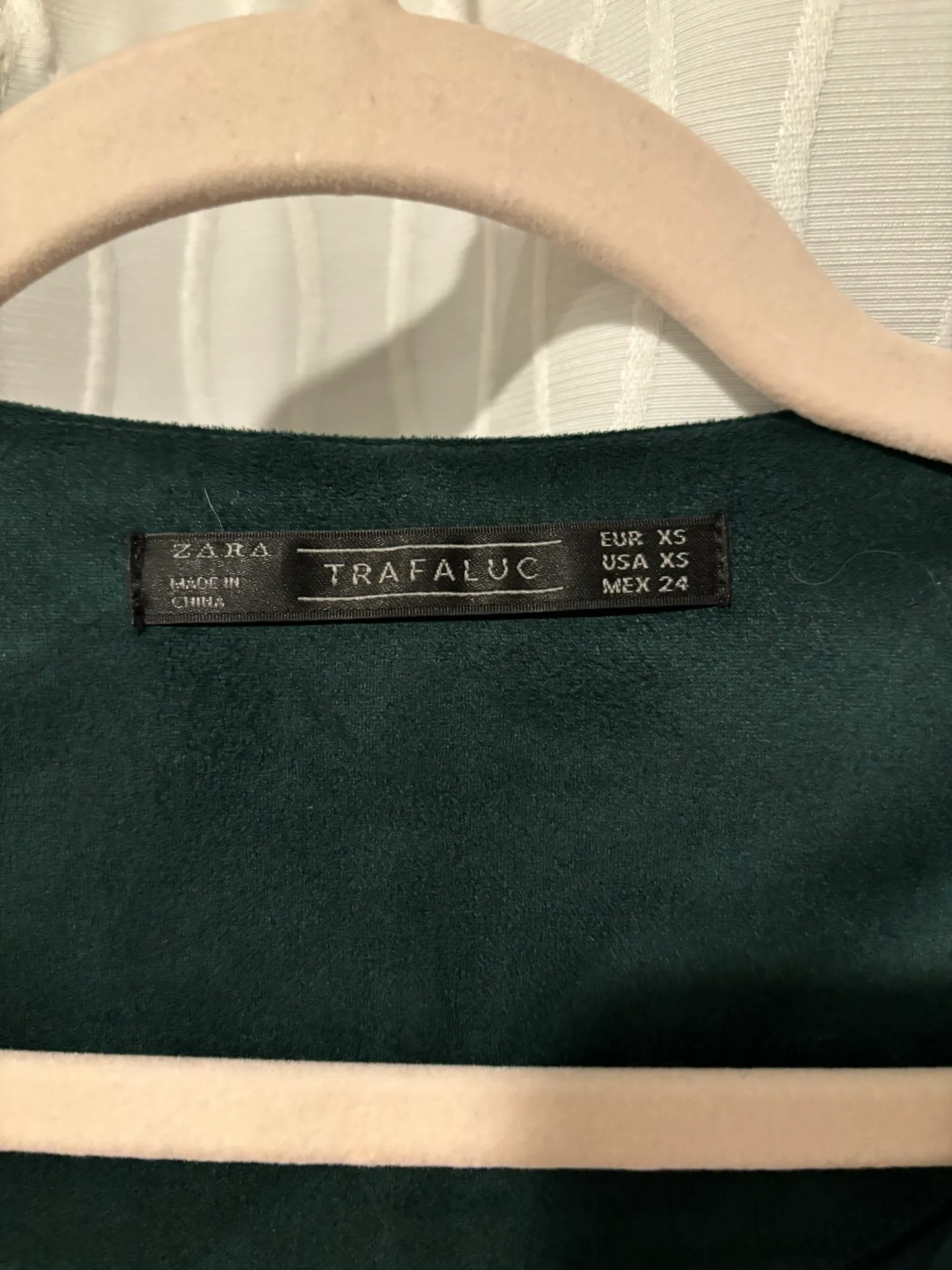 Green Velvet Dress - Image 3