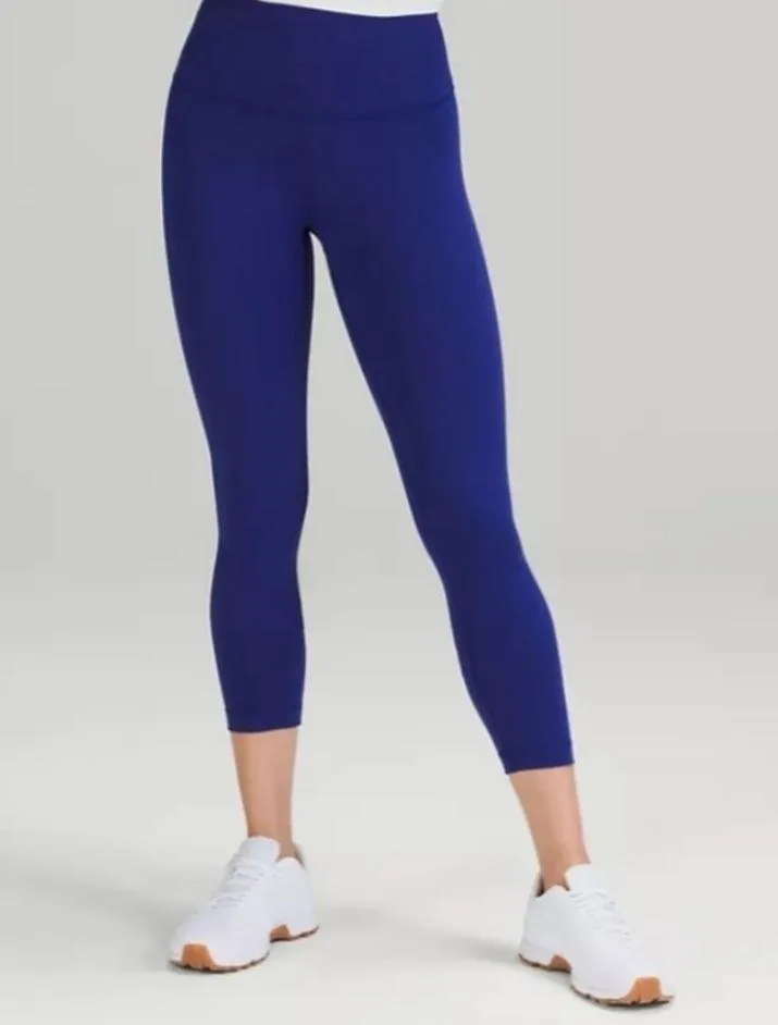 Lululemon Size 6 WUNDER TRAIN HR 25" Regatta Blue RGTB LW5CQDS Leggings - Image 10