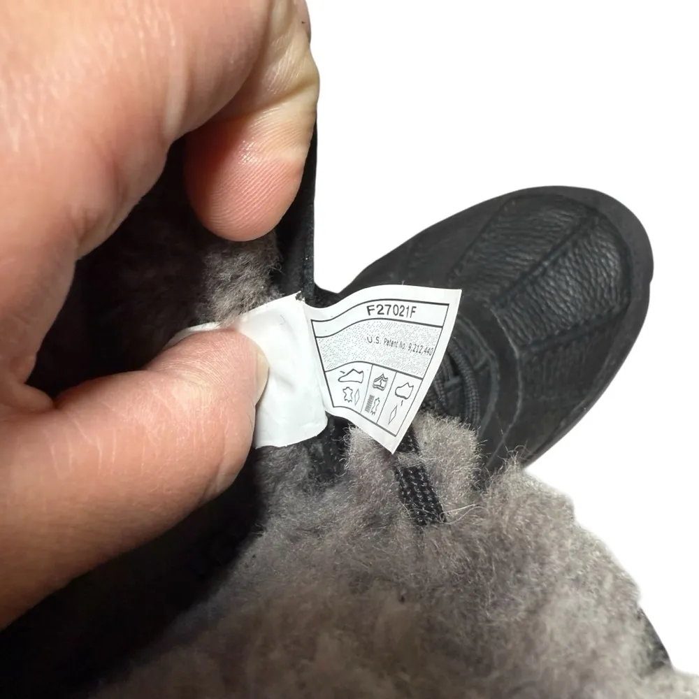 NEW Ugg Women’s Adirondack III Waterproof Fur Boot in Black/Grey Size 5 - Image 14