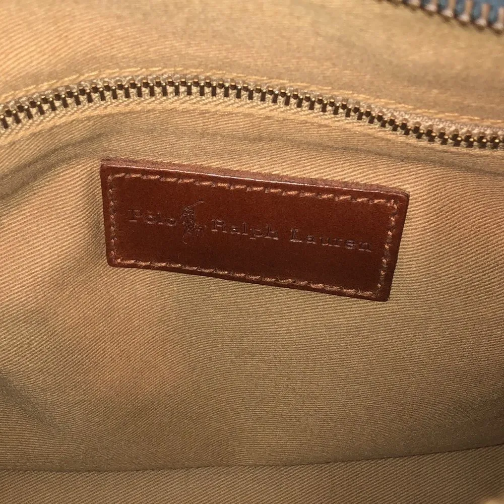 RALPH LAUREN Black Watch Plaid Speedy 30 Small Boston Tote Bag Vintage - Image 14