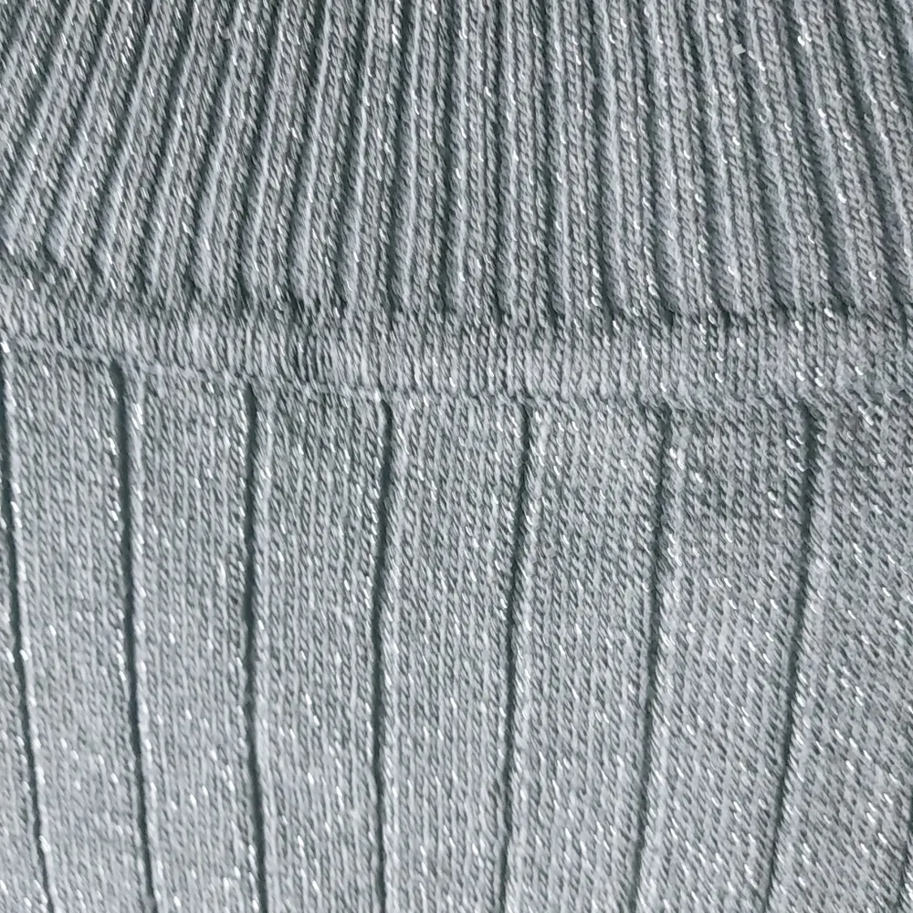 Worthington XL Black Ribbed Mock Turtle Neck Glitter Top - Image 5