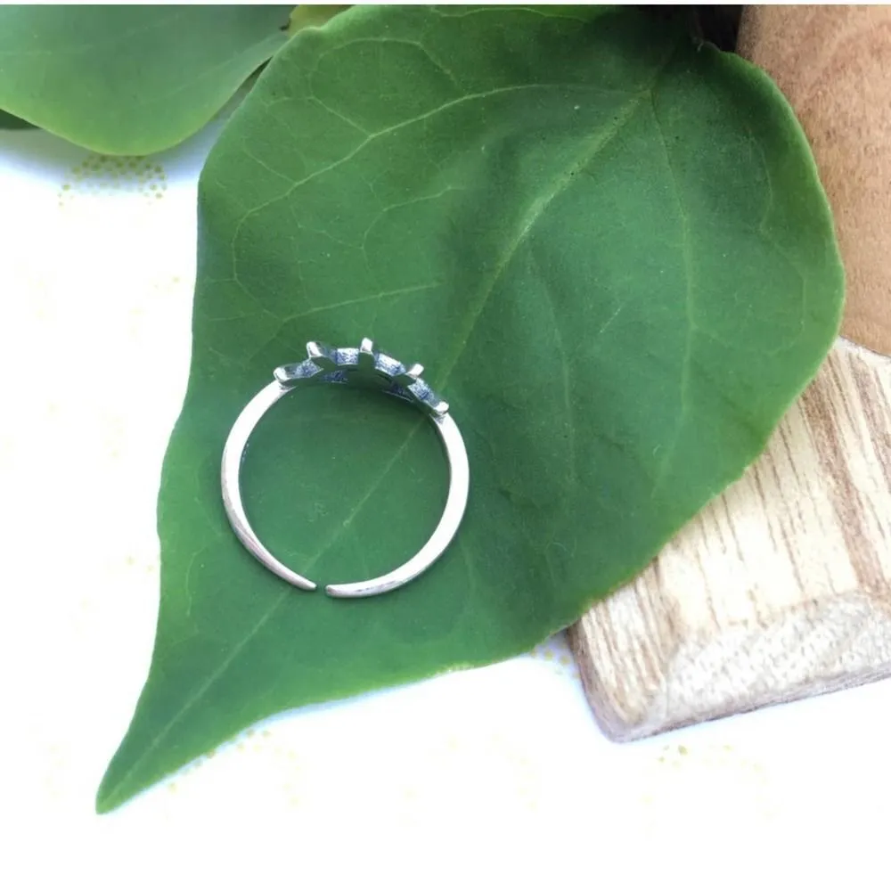 Sterling Silver Evil Eye Toe Ring Silver - Image 4