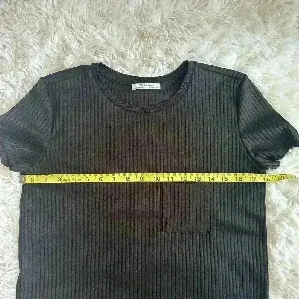 Black shirt Zara size S (C4) - Image 7