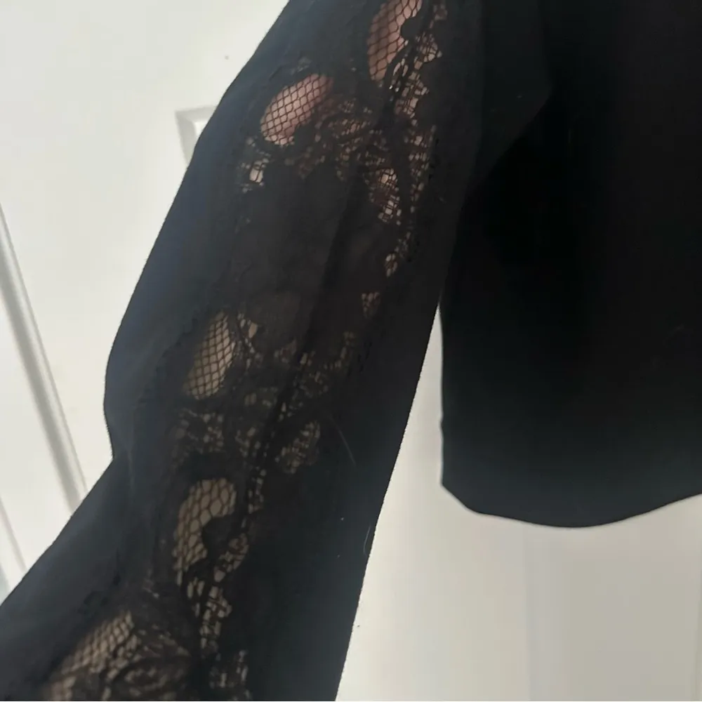 Adore Me Women's Long Sleeve Crewneck Sweater with Lace Detail Size XL - Image 3