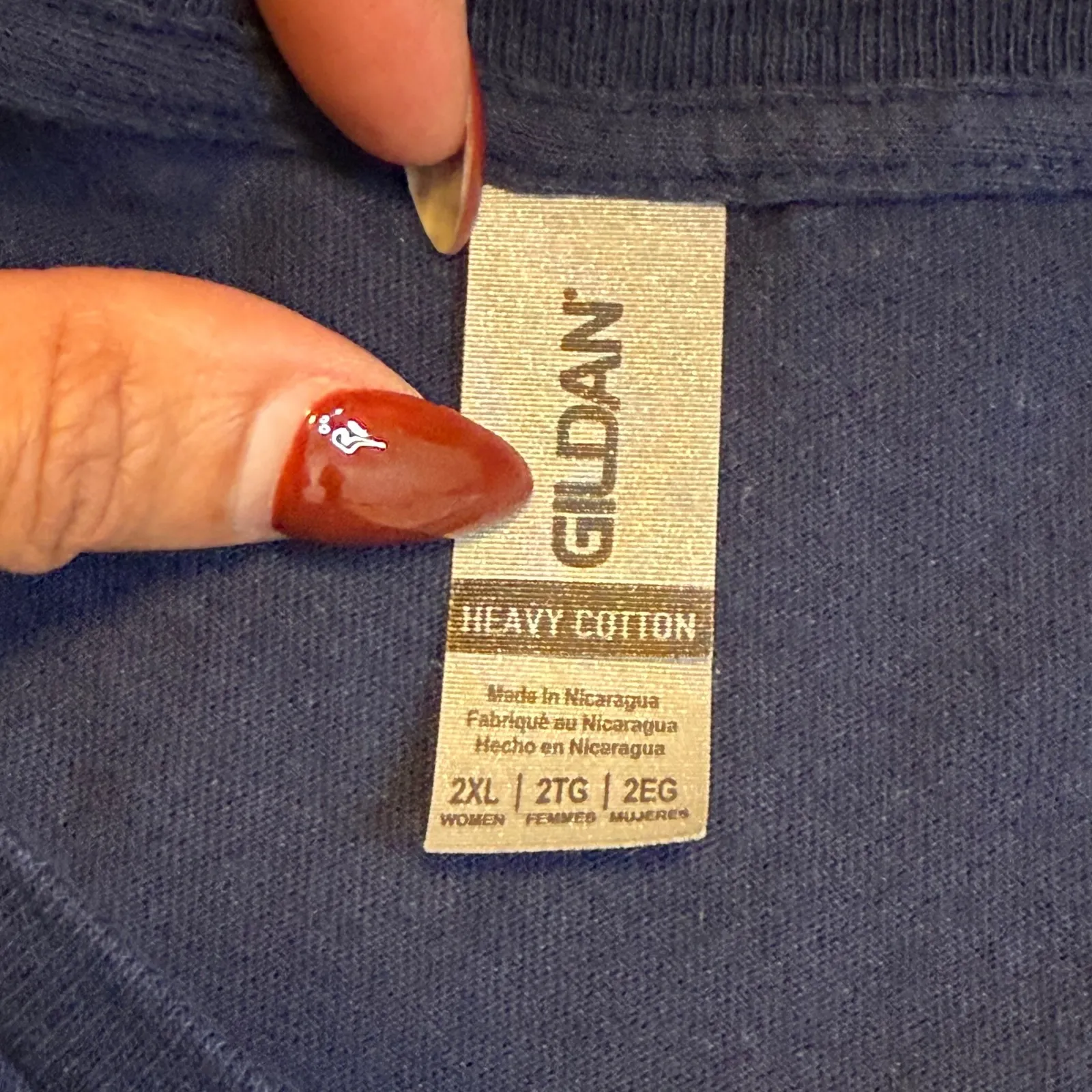 Dallas Cowboys Dem Boys Womens‎ T-Shirt Gildan Heavy Cotton NFL Plus Size 2X # - Image 4